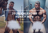 2026 Fantasy Hunks DILFs Naked Calendar featuring muscular men in various settings.