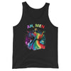 Ah Men Tank Top / Gay Jesus Ah Men Pride Protest / Equality Pride Parade design on a black tank top.