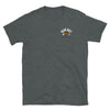 Dark Heather grey gay shirt with 'Bear Bait' graphic for LGBTQ pride.