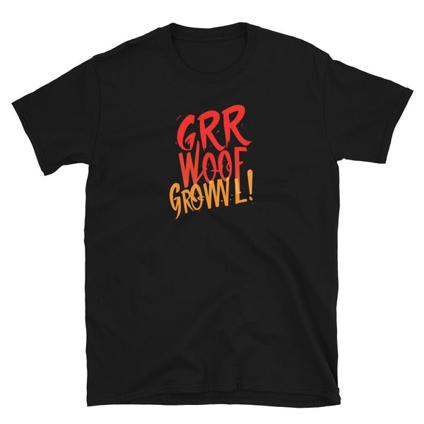 Bear Pride Tee- Gay T-Shirt | Gay Pride Shirt / Pride Tee Gay Pride Tshirt LGBT with 'GRR WOOF GROWL!' graphic.