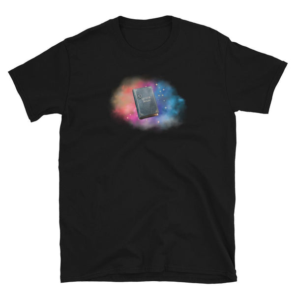 Colorful Pride Shirt - LGBTQ Witchcraft Tee - Queer Magic - Gay Witchy Mystical design on a black tee.