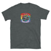 Cotton gay shirt featuring colorful rainbow design for Connecticut LGBT Rainbow Gay Pride.