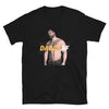 Daddy AF Gay Bear T-Shirt featuring a muscular man in a black tee, LGBT bear pride design.