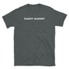 Daddy Magnet Gay T-Shirt in dark grey, a stylish gay pride shirt.