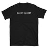 Daddy Magnet Gay T-Shirt in black, fun LGBT clothing for pride events.