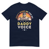 Funny gay shirt featuring a muscular bear with text: Donnèt Make Me Use My Daddy Voice.