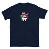 Navy blue t-shirt featuring a humorous design with 'Got Brotein?' text and graphic.
