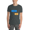 Funny Gay Hookup Cruising Shirt for Men Looking? Yep. Grindr dialogues, gay pride apparel.
