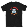 Funny Gay Pride - Bear T-Shirt, Cummy Bear 2 - Gay Bear t-shirt design on black shirt.