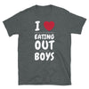 Funny Gay Shirt with humorous text about cooking and boys