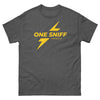 Funny Rush Incense Poppers - One Sniff & Anything Fits Graphic Tee, grey, unisex, trendy gay shirt.