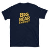 Gay Bear Energy Tee featuring Bear Pride design in navy blue.