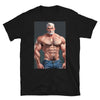 Gay Bear Jock T-Shirt Bear Pride Outfit Daddy Bear Muscle Bear Gift for Bear 2 featuring a muscular man graphic.