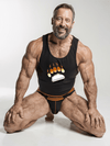 Gay Bear Men Tank Top - Bear Paw