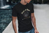 Men's T-shirt featuring 'Just A Bear Who Loves Cubs' gay bear pride design.