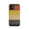 Gay Bear Pride Flag Wooden Texture Print iPhone® Clear Case with colorful striped design