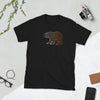 Gay Bear T-shirt | Gay Bear Pride - Geometric Bear design on black shirt.