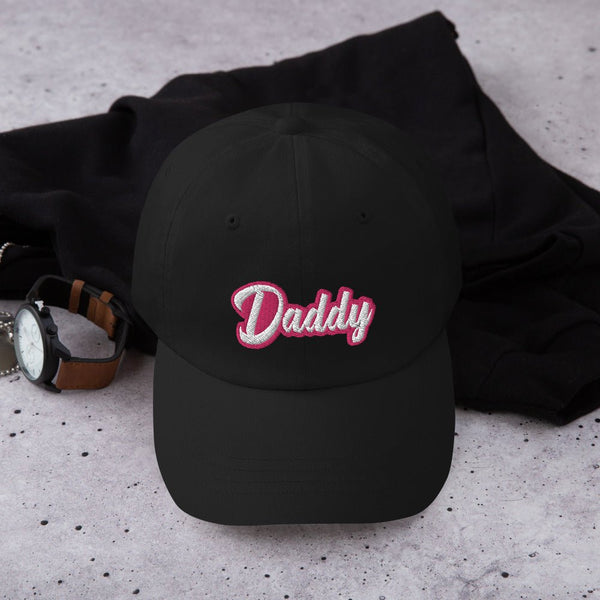 Gay Dad cap Gay Daddy hat | Gay Bear Pride | Black cap with 'Daddy' embroidery