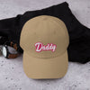 Gay Dad cap Gay Daddy hat | Gay Bear Pride | Casual beige cap with embroidered 'Daddy' design.