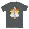 Gay Daddy Bear Shirt - Polar Bear Onesie with muscular model and pride colors.