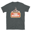 Gay Leather Daddy T Shirt featuring a bear graphic and 'YES DADDY' text design.