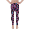 Urban Samurai Men’s Leggings – Katana Camo Meggings in colorful, bold patterns, ideal for gay pride apparel.