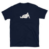 Gay Older Daddy Shirt - Gay Bear Shirt - Pride Outfit - Gay LGBTQ featuring a playful bear graphic on navy cotton.