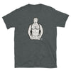 Gay Pride Shirt - Daddy BearLGBT Pride Rainbow For Gay Bear Shirt featuring a muscular man illustration on a dark shirt.