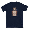 Gay Pride Shirt - Daddy BearLGBT Pride Rainbow For Gay Bear Tees featuring muscular man in bear costume.