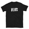 Gay Versatile Shirt - Vers. black t-shirt with white graphic text design.