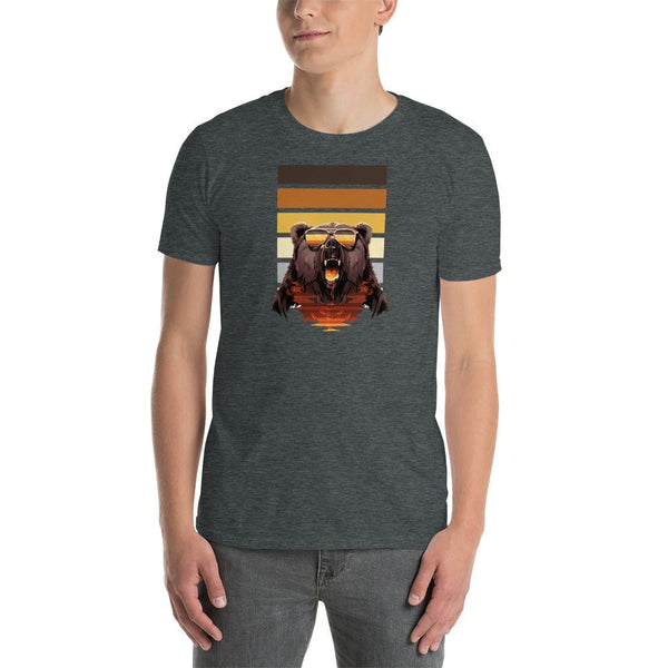 Grizzly Gay Bear T-shirt with bear graphic, part of LGBTQ pride apparel.