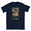 He Him Hole / It Slave Hole Pronoun T-Shirt, Funny Gay Shirt with muscular graphic.