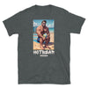 Hot Bear Summer Gay Bear T-shirt featuring muscular man by beach with volleyball.