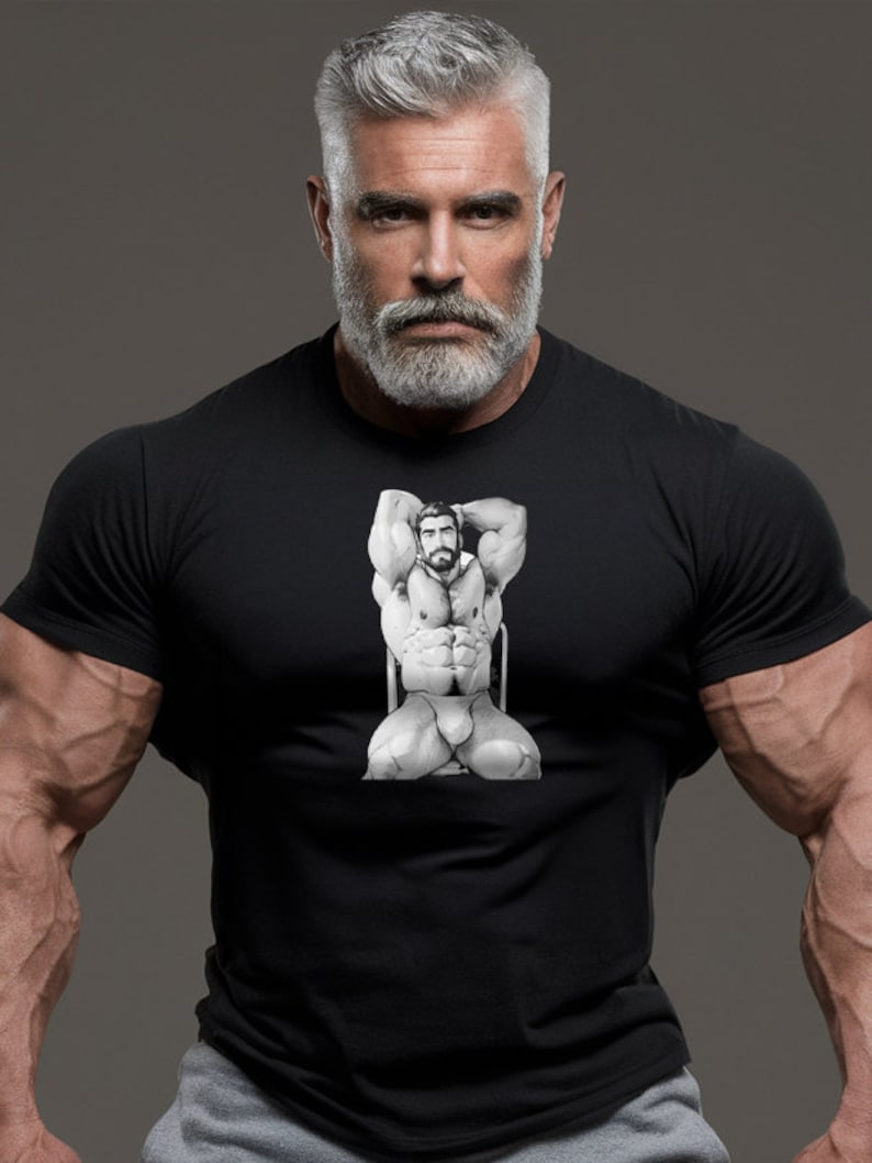 Gay Daddy Bear shirt / Fetishwear For Men / Gift for gay men Gay Pride Shirt