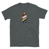 LGBT Gay Men's T-Shirts Daddy Bear Pride - Bear Pride, bear graphic on dark grey shirt.