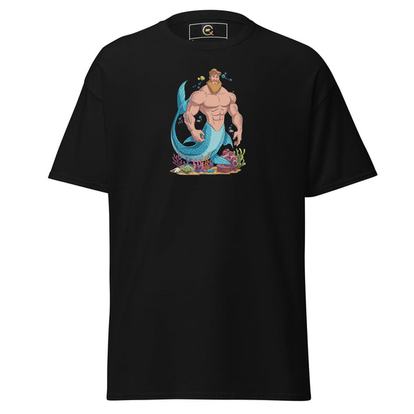LGBTQ Merpride - Male Merman - Daddy Bear Mermaid Shirt featuring a muscular mermaid design.
