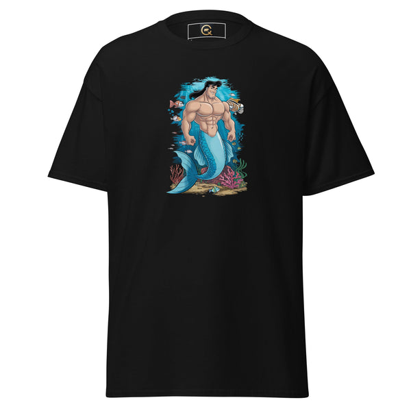 LGBTQ Merpride - Male Merman - Handsome Mermaid Shirt featuring a muscular merman graphic.