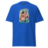 LGBTQ Merpride - Male Merman - Leather Chub & Bear Mermaid Shirt in blue, featuring a bear merman graphic.