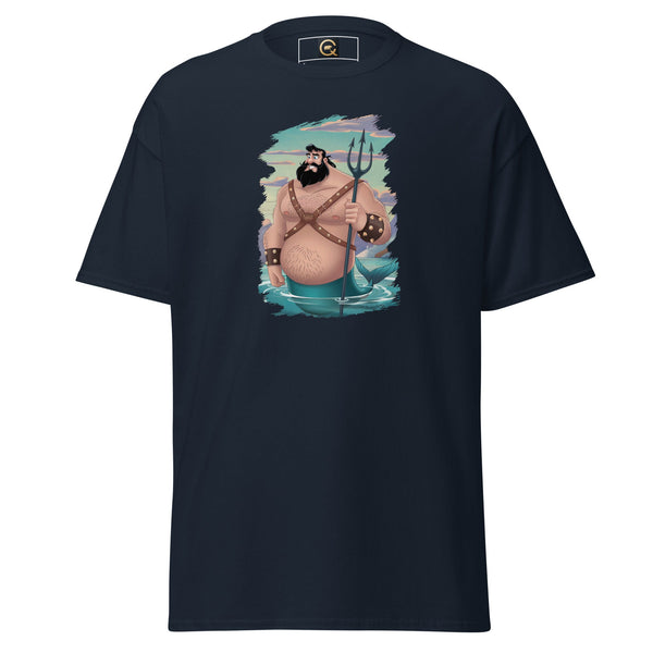 LGBTQ Merpride - Male Merman - Leather Chub & Bear Mermaid Shirt featuring a muscular merman design.