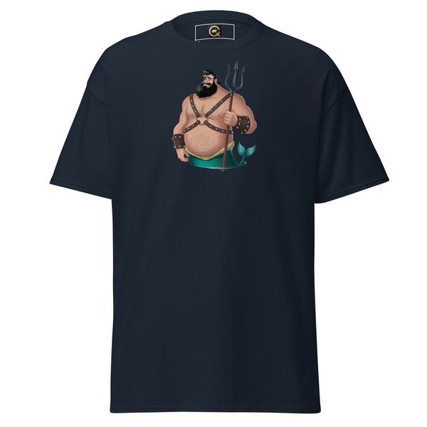 LGBTQ Merpride - Male Merman - Leather Chub & Bear Mermaid Shirt featuring a muscular merman design.