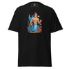 Black tee featuring a muscular merman design, perfect for LGBTQ Merpride - Male Merman - Twink Jock Mermaid Shirt.
