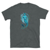 Charcoal gray shirt with merman graphic, perfect for Merdaddy Shirt Gift for Dad Merman Mermaid Lover Mermaid Dad Birthday Merdad.