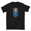 Merdaddy Shirt Gift for Dad Merman Mermaid Lover Mermaid Daddy Birthday Merdad on black t-shirt with vibrant graphic design.