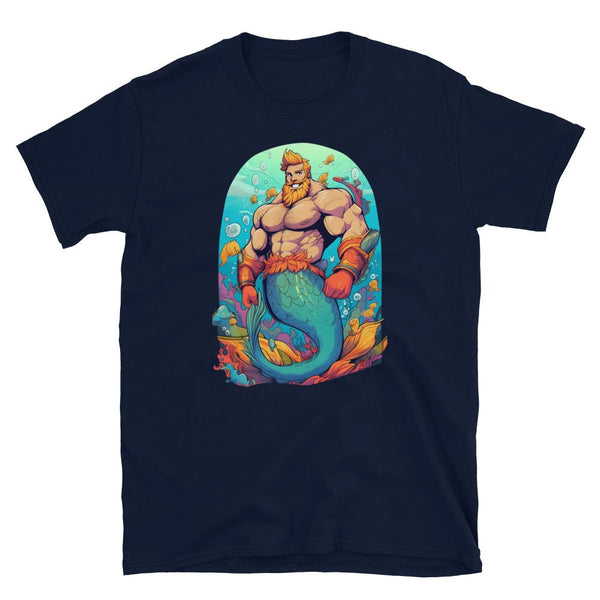 Gay Merman Bear Mermaid Shirt 4 - Bear Pride, LBGTQ with colorful mermaid graphic.