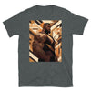 Muscle Gay Bear 14 Geometric Abstract Art Shirt, Gay Art Shirt for Gay Pride featuring a muscular man in a geometric design.