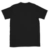Back view of a black Muscle Gay Bear on the moon Art Shirt, perfect for gay pride apparel.