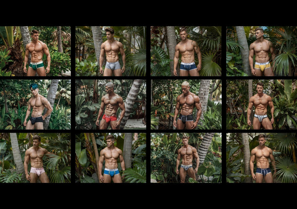 Pine Peak Playboys 2026 Calendar โ Sexy Muscular Hunks Wall Calendar | Gay Gift & LGBTQ+ Favorite featuring muscular men in swimwear.