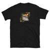Vibrant Gay Parade Florida LGBT Rainbow Gay Pride black t-shirt featuring colorful design and logo.