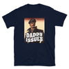 Vintage Daddy Issues Shirt of Leather Daddy Gay LGBTQ Pride featuring a bold graphic design.