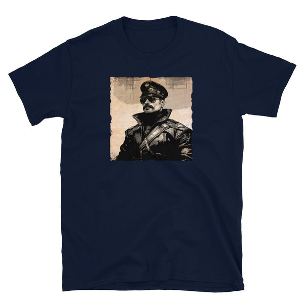 Vintage Dom daddy gay shirt Leather Daddy Gay LGBT Pride with leather jacket design.